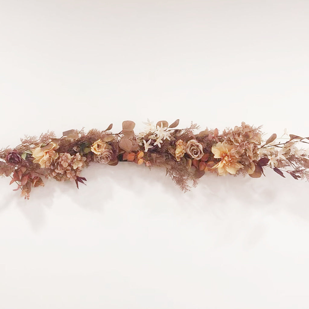Fall Flower Garland: Autumn Wedding Arch Centerpiece