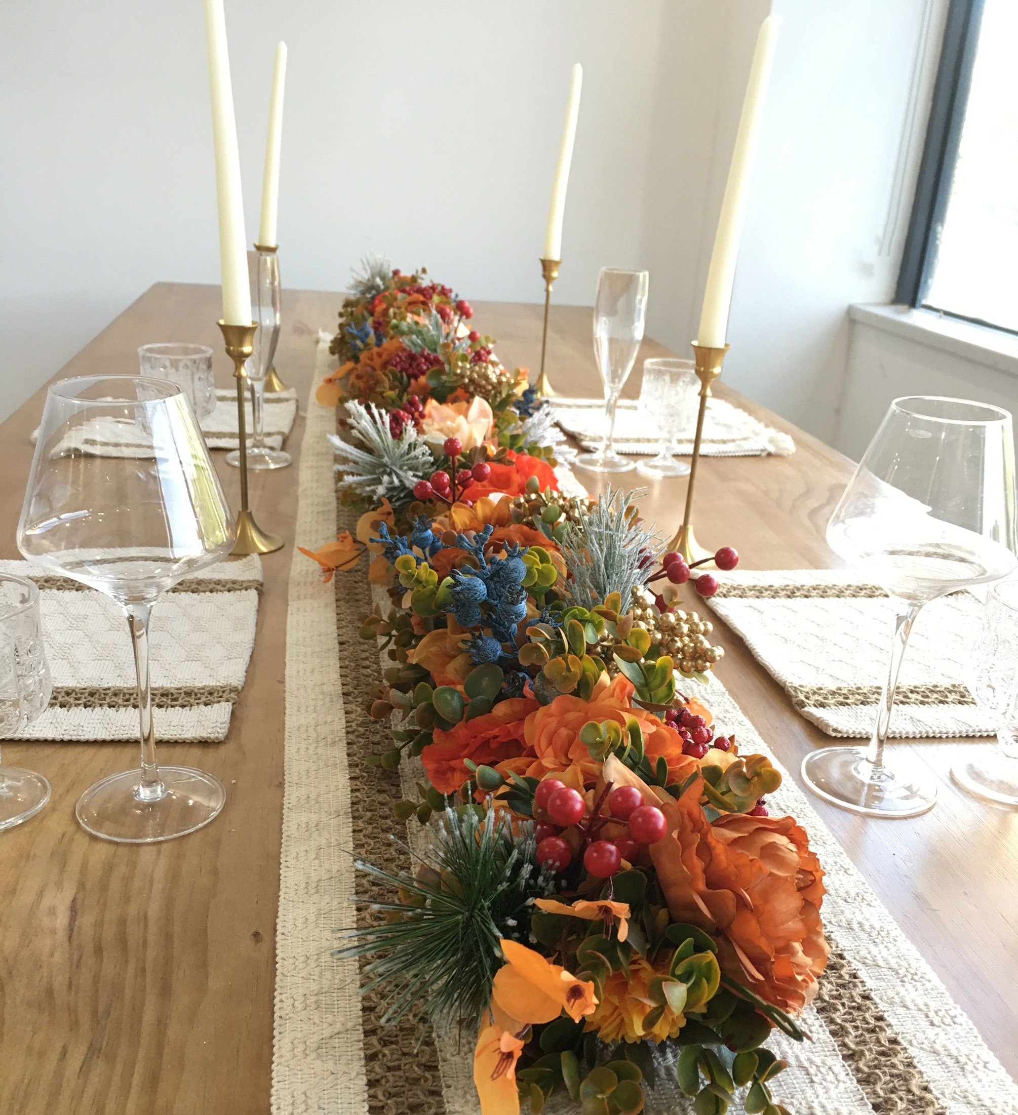 6FT Festival Garland Perfect for Table Runner Centerpiece Customizable