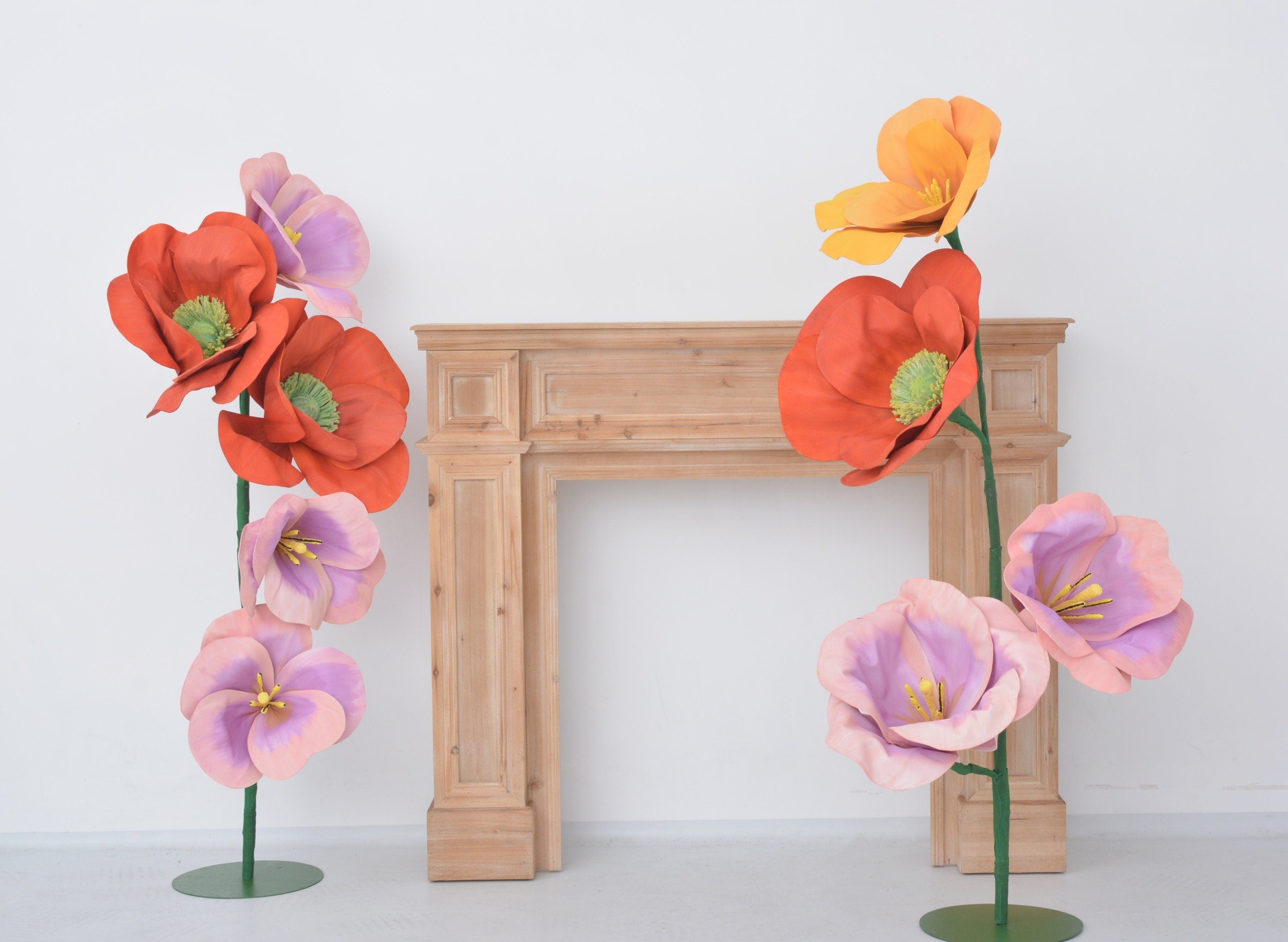 Customizable Giant EVA Flowers - Oversized Flowers for Window Display and Event Decor