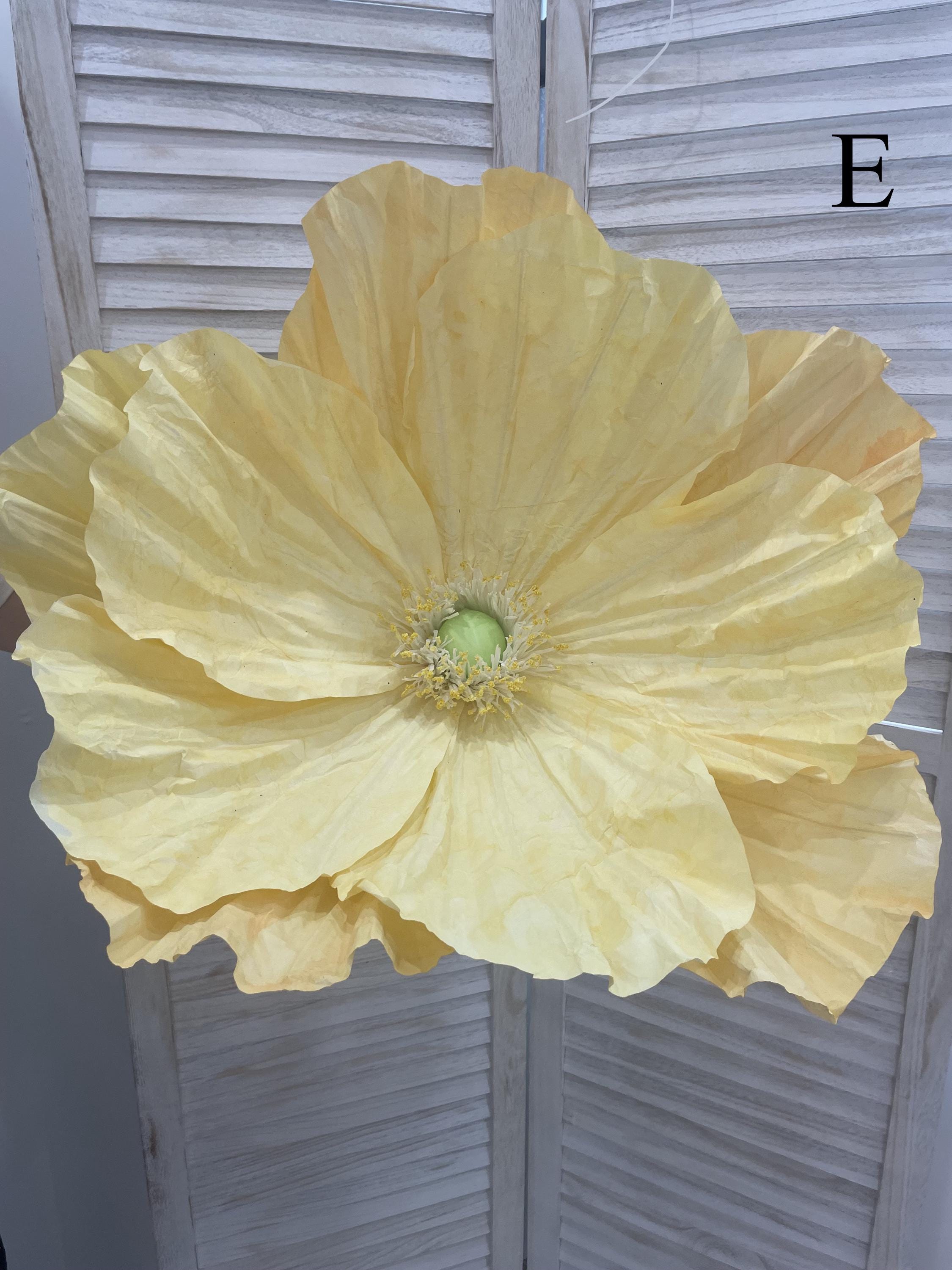 Customizable Giant Silk Paper Flowers for Elegant Decor