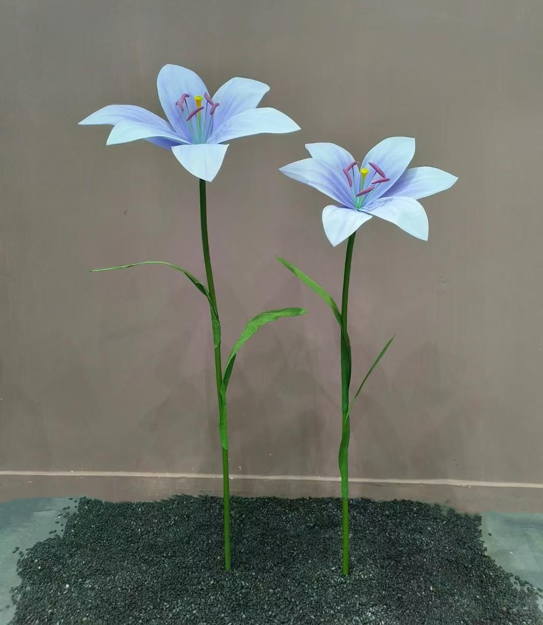 Giant Freestanding Floral Decor, Large Paper, Silk, and EVA Flowers for Event and Window Displays