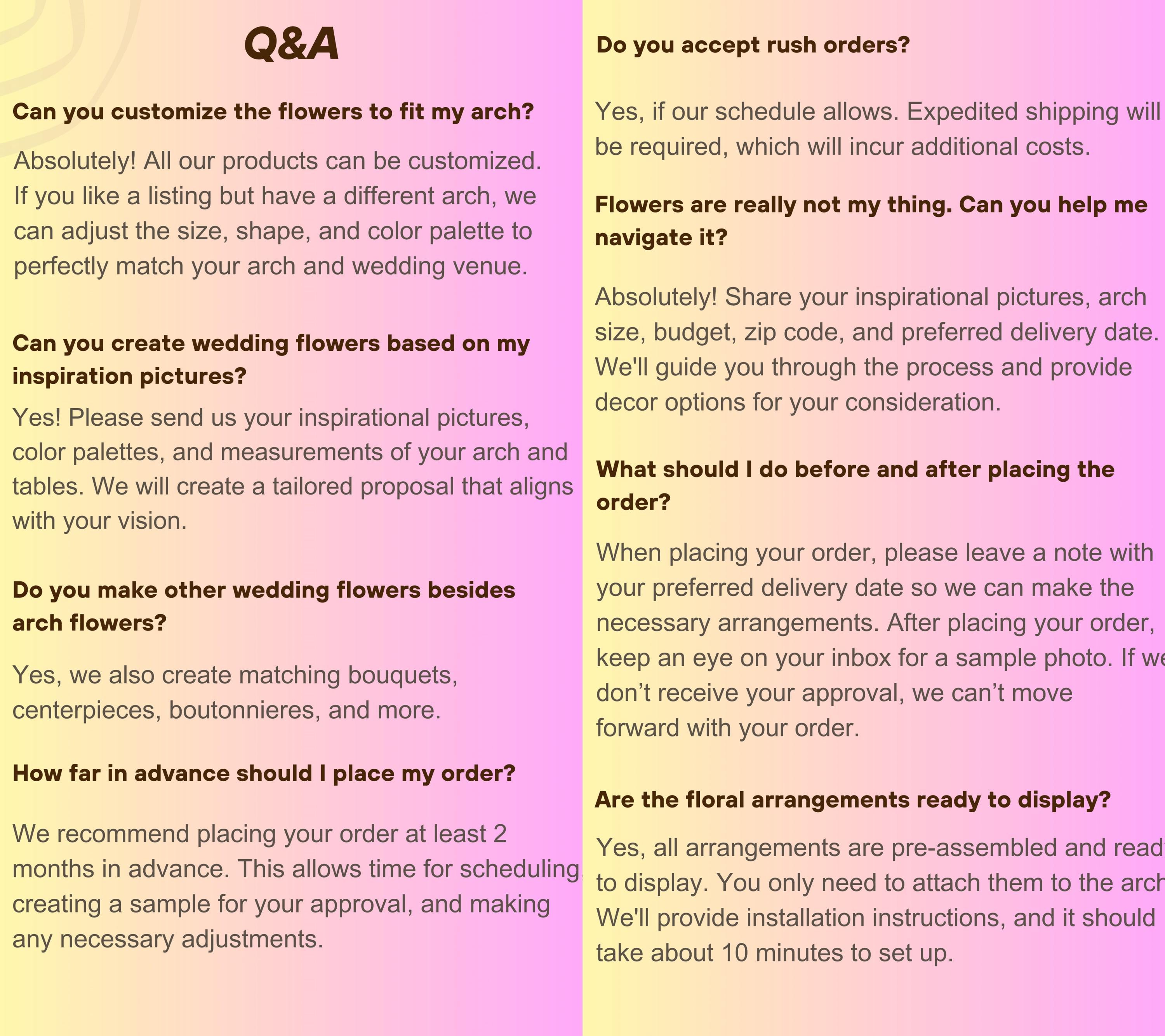 Elegant Wedding Arch with White and Green Floral Arrangement