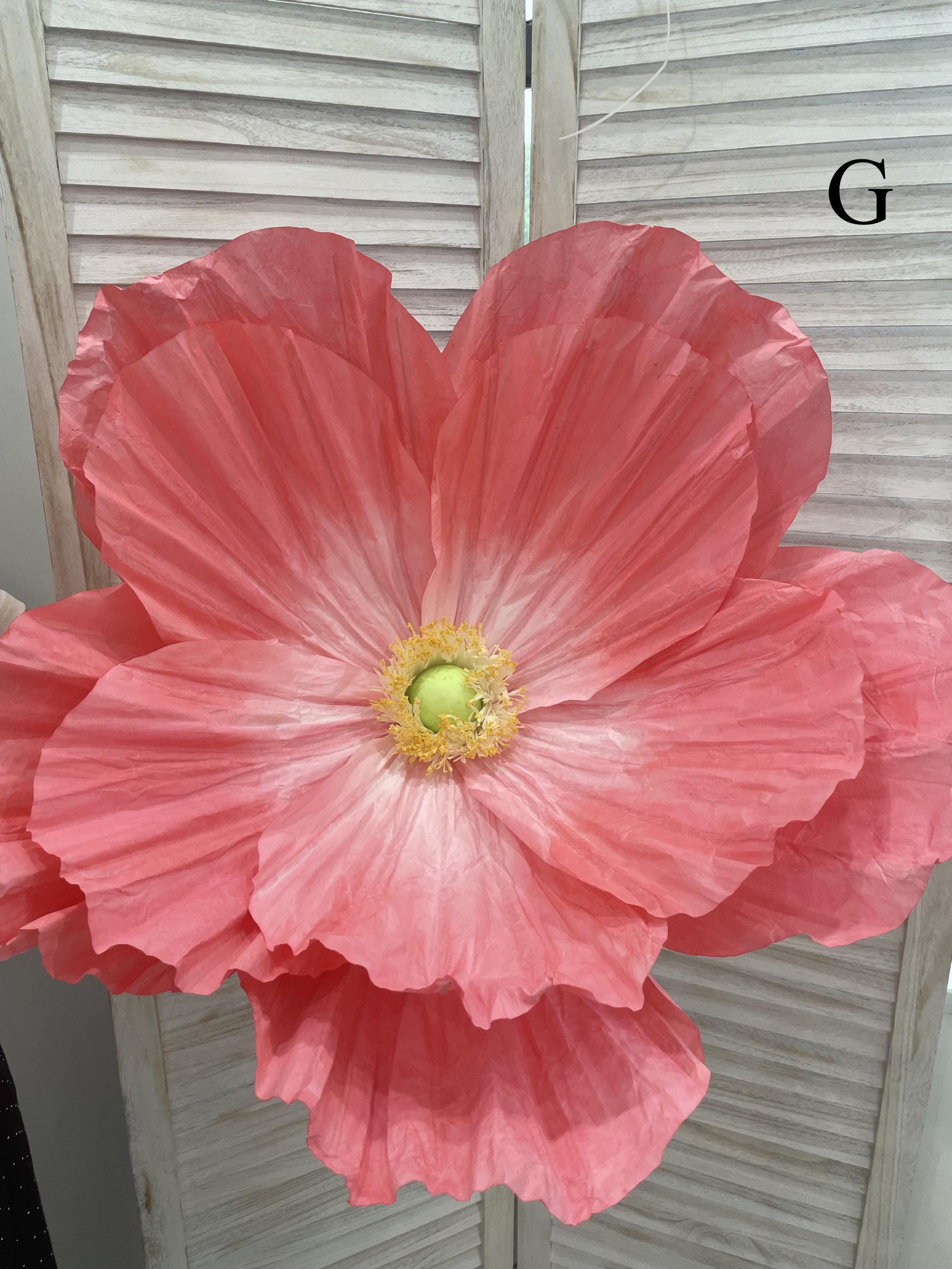 Customizable Giant Silk Paper Flowers for Elegant Decor