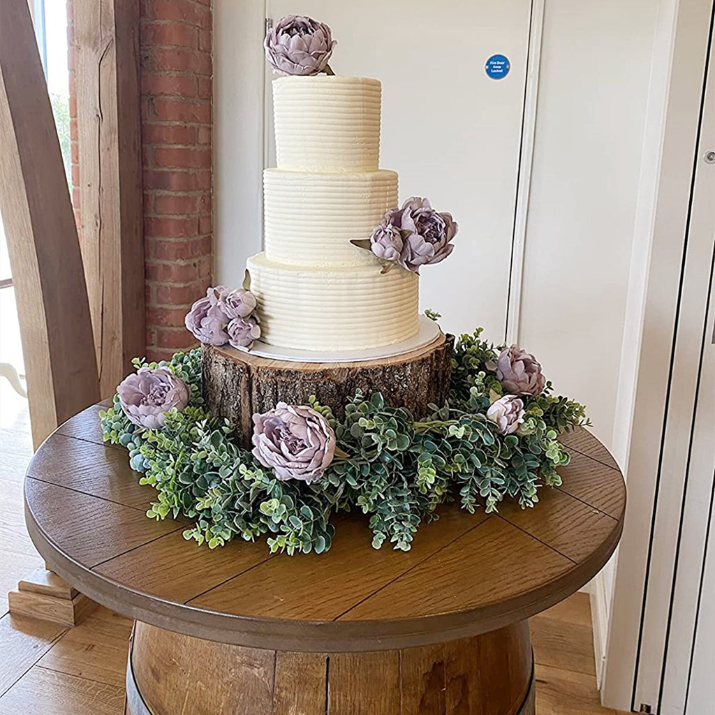 Eucalyptus Lambs Ear Garland: Farmhouse Table Runner, Mantle Decor