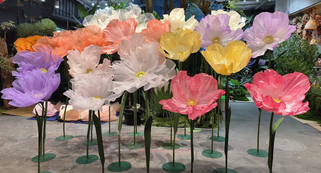 Customizable Giant Paper Silk Flowers Oversized Flowers for Events