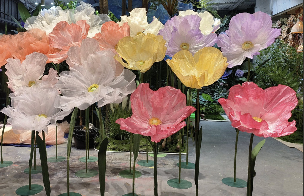 Customizable Giant Paper Silk Flowers Oversized Flowers for Events