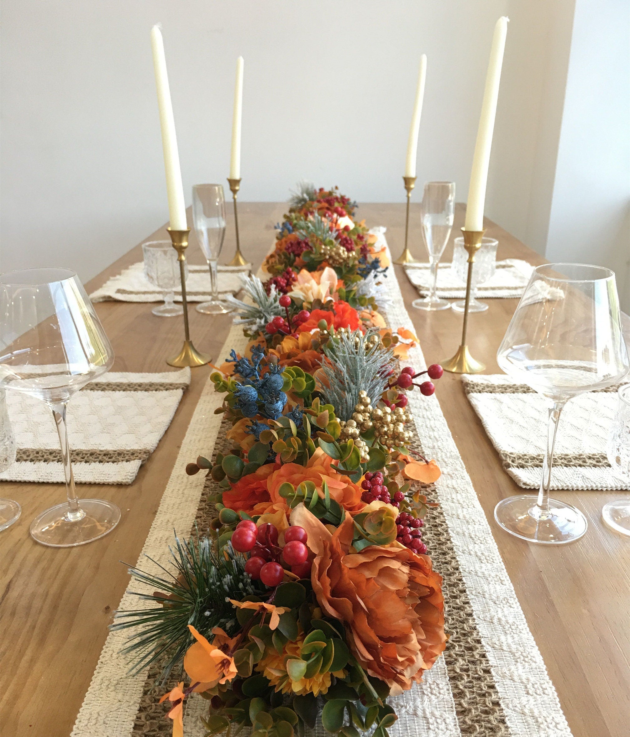 6FT Festival Garland Perfect for Table Runner Centerpiece Customizable