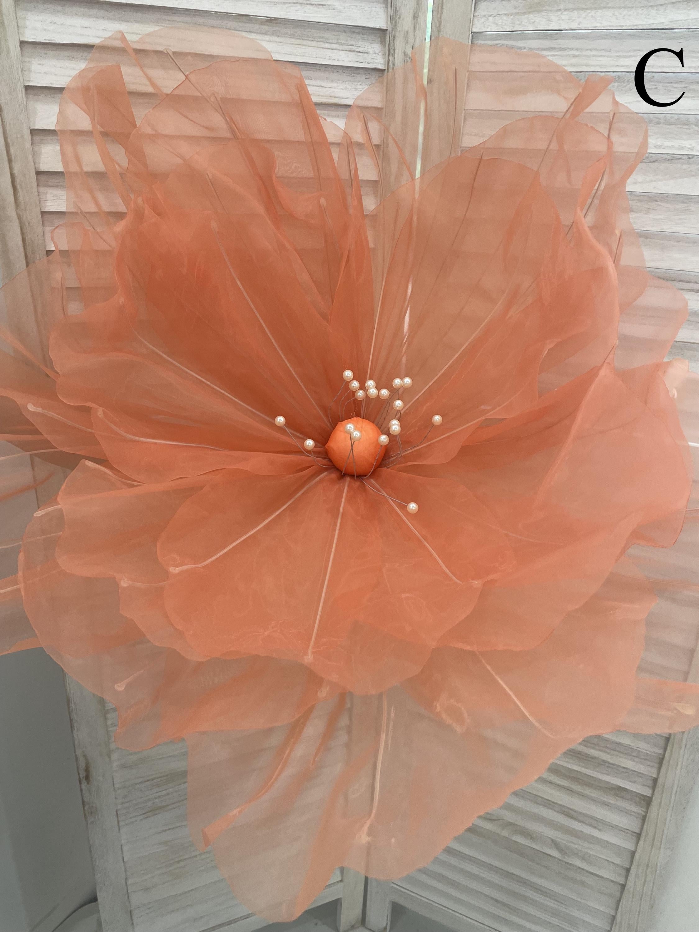 Customizable Giant Silk Paper Flowers for Elegant Decor