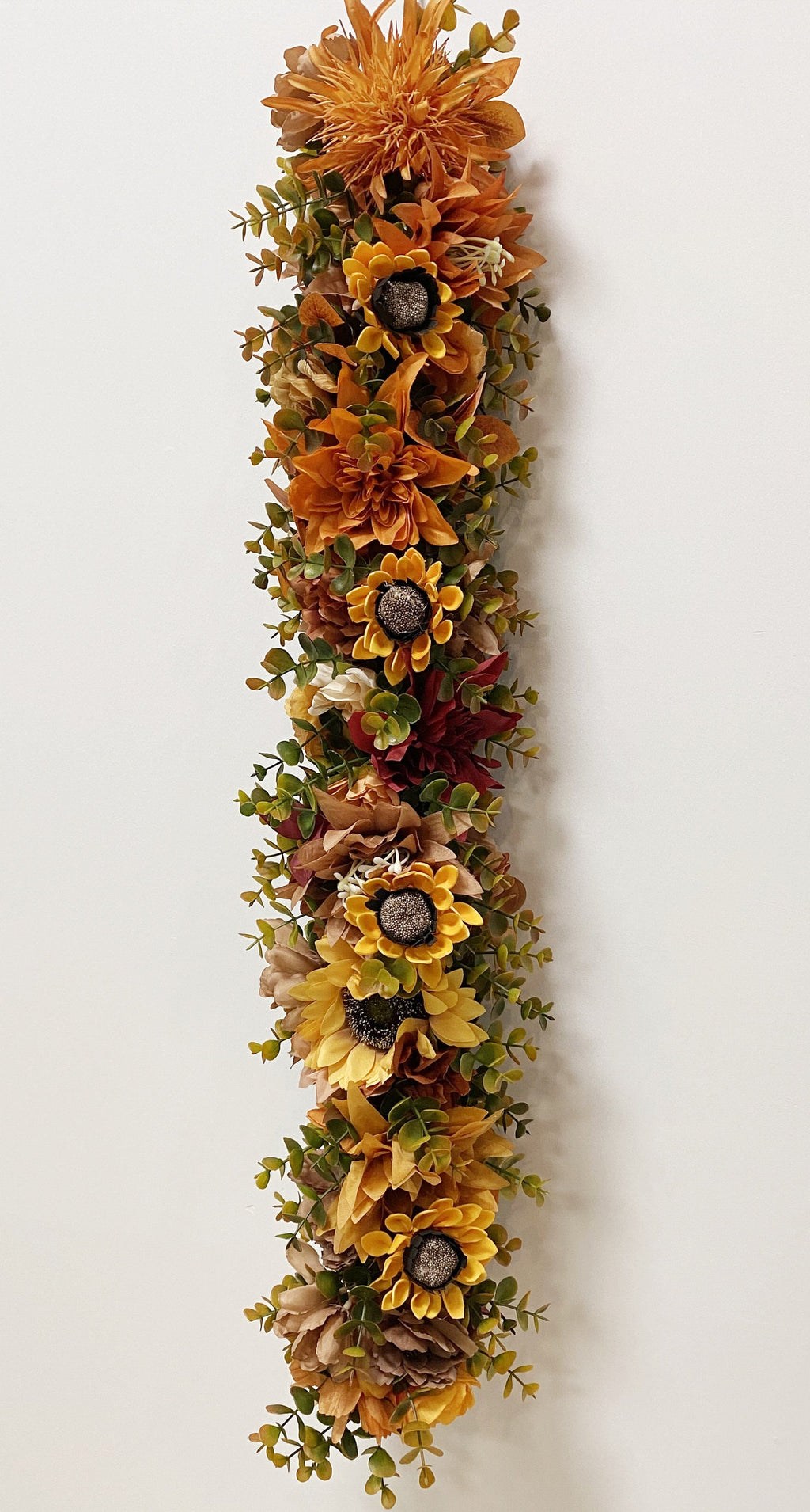 Autumn Eucalyptus Flower Garland: Thanksgiving Wedding Decor