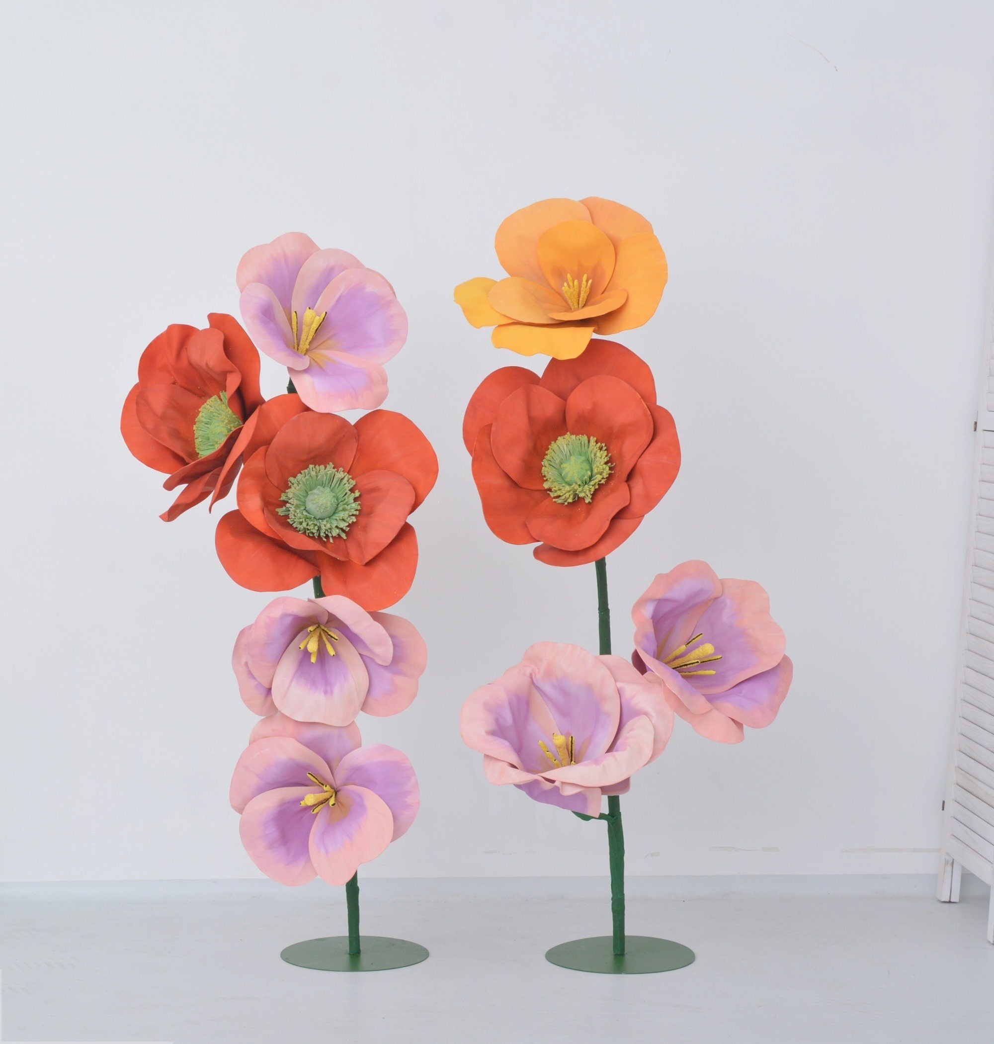 Customizable Giant EVA Flowers - Oversized Flowers for Window Display and Event Decor