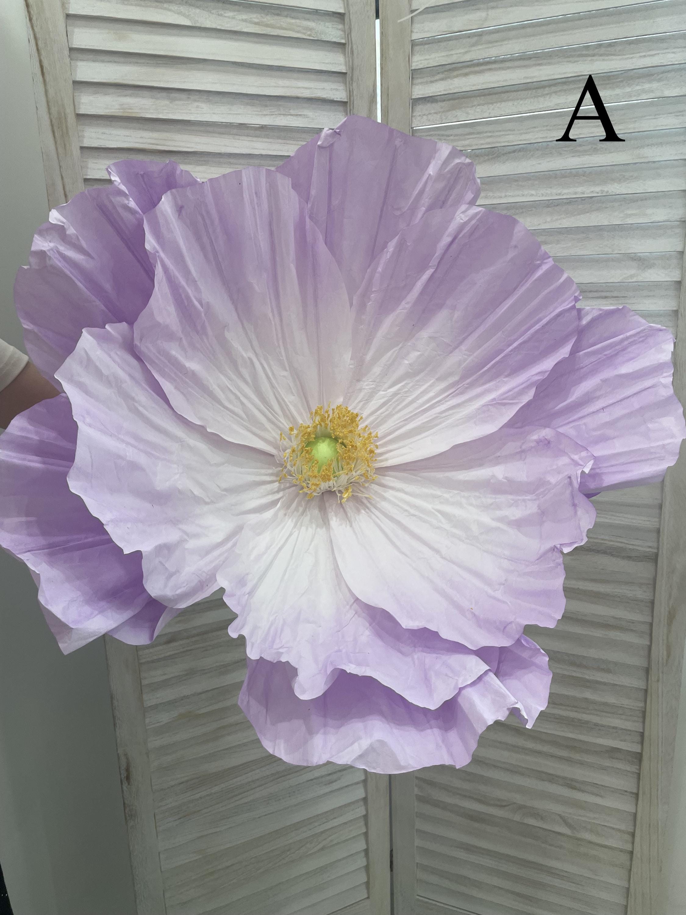 Customizable Giant Silk Paper Flowers for Elegant Decor