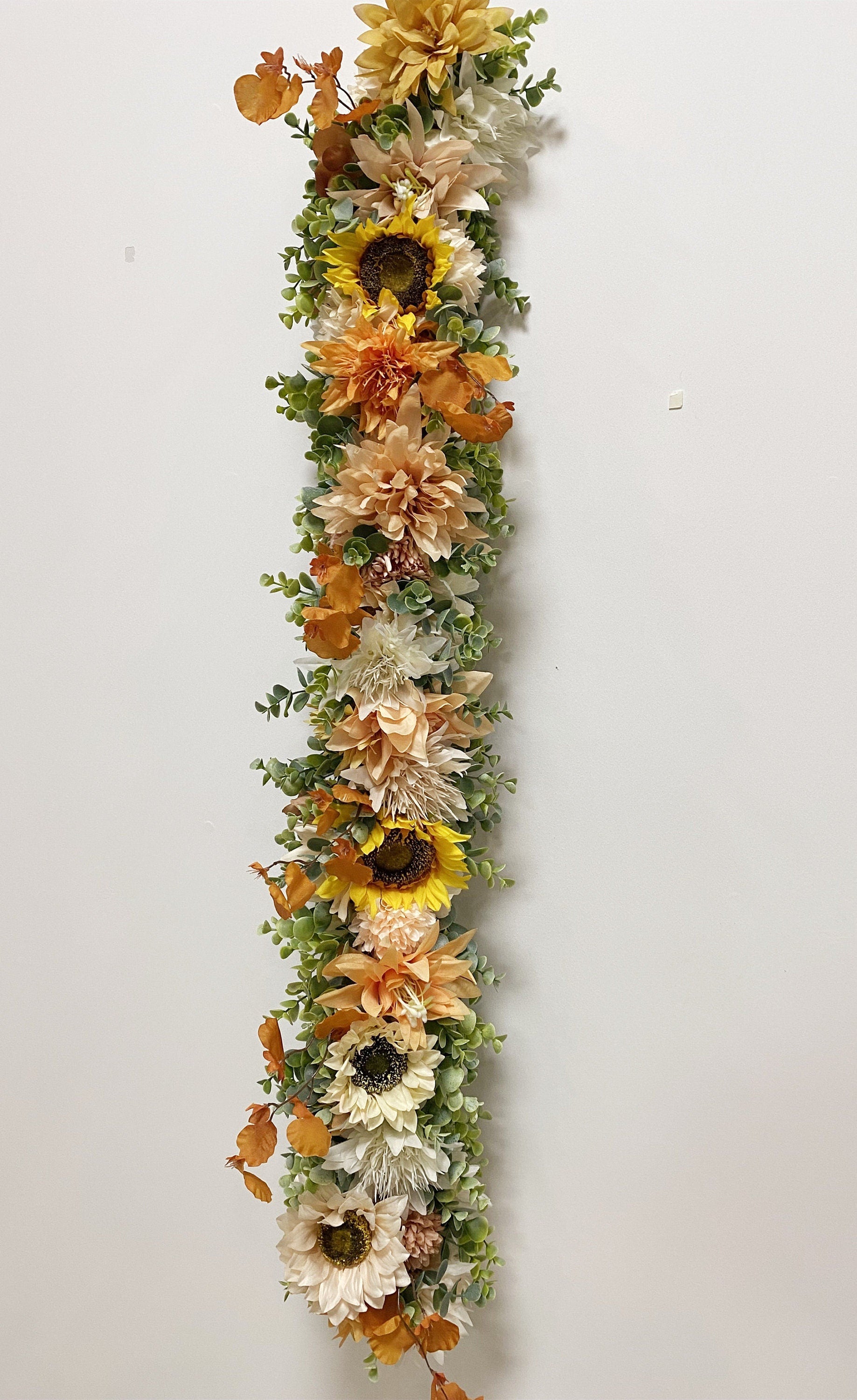 Autumn Eucalyptus Flower Garland: Thanksgiving Wedding Decor
