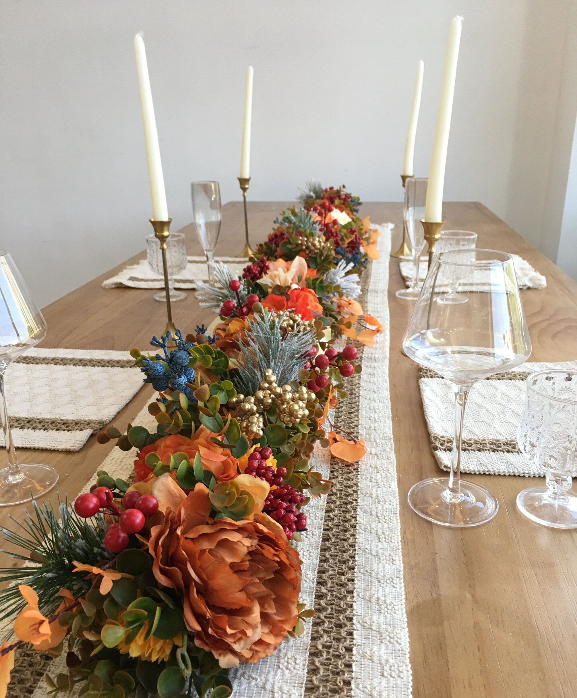 6FT Festival Garland Perfect for Table Runner Centerpiece Customizable