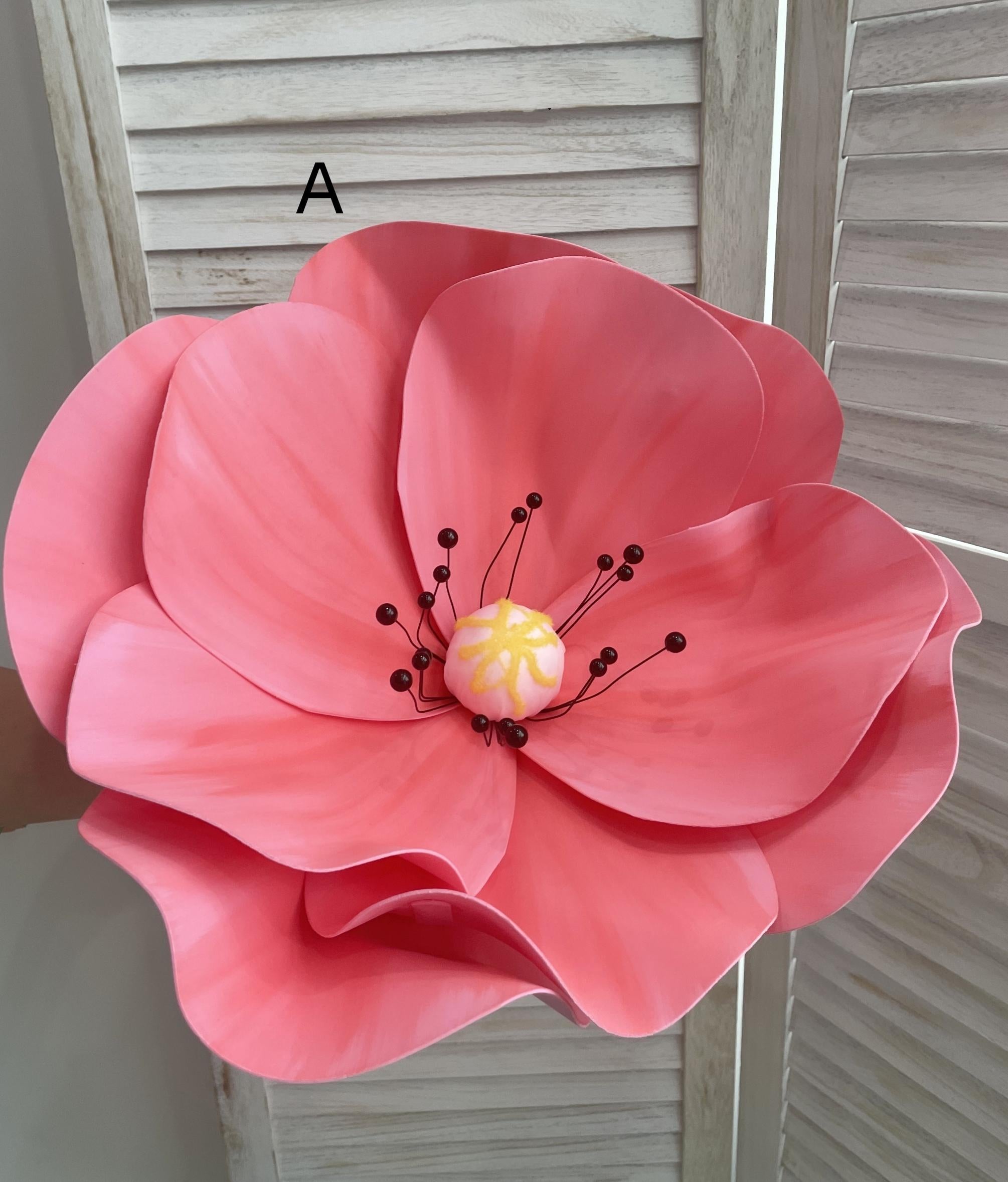 Large Artificial Flower Oversized Floral Decoration Realistic Faux Flower for Weddings and Events