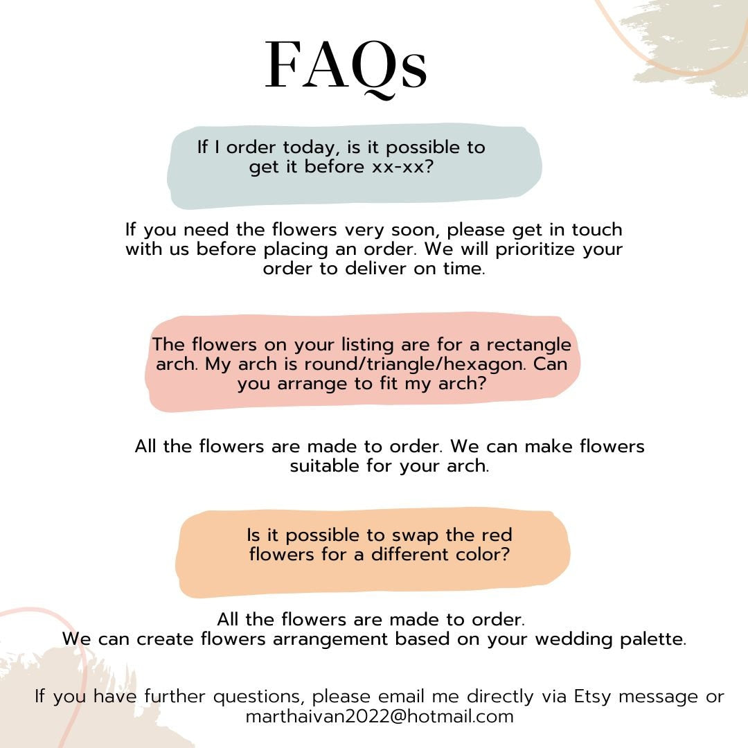 Fall Wedding Arch Arrangement with Pampas OrangeTerracotta Wedding Arbor Flowers