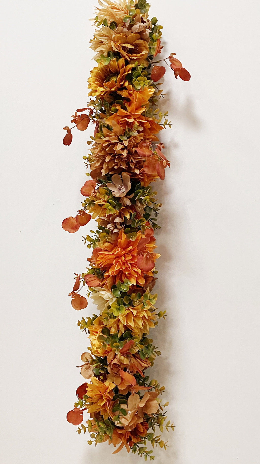 Autumn Eucalyptus Flower Garland: Thanksgiving Wedding Decor