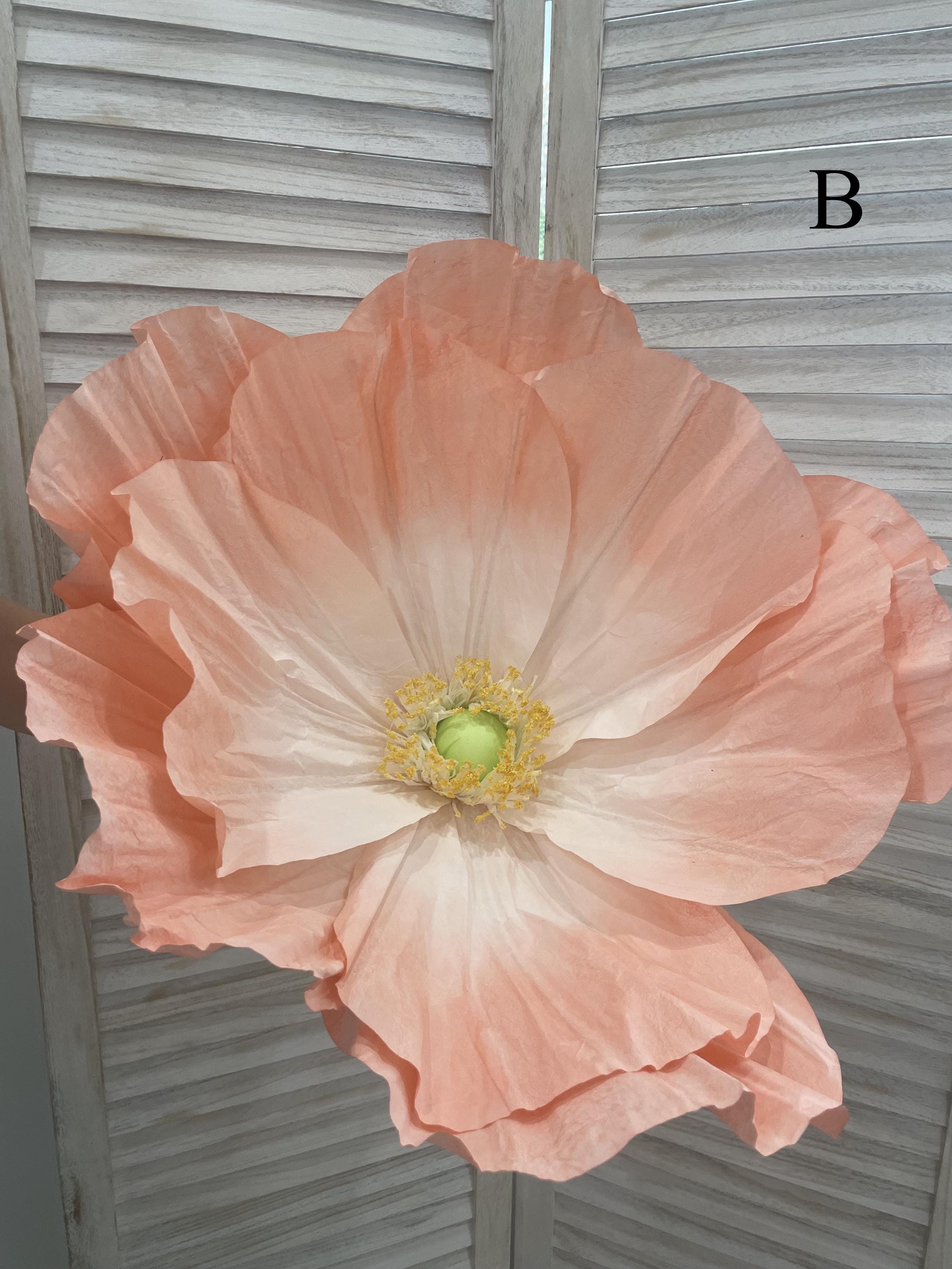 Customizable Giant Silk Paper Flowers for Elegant Decor