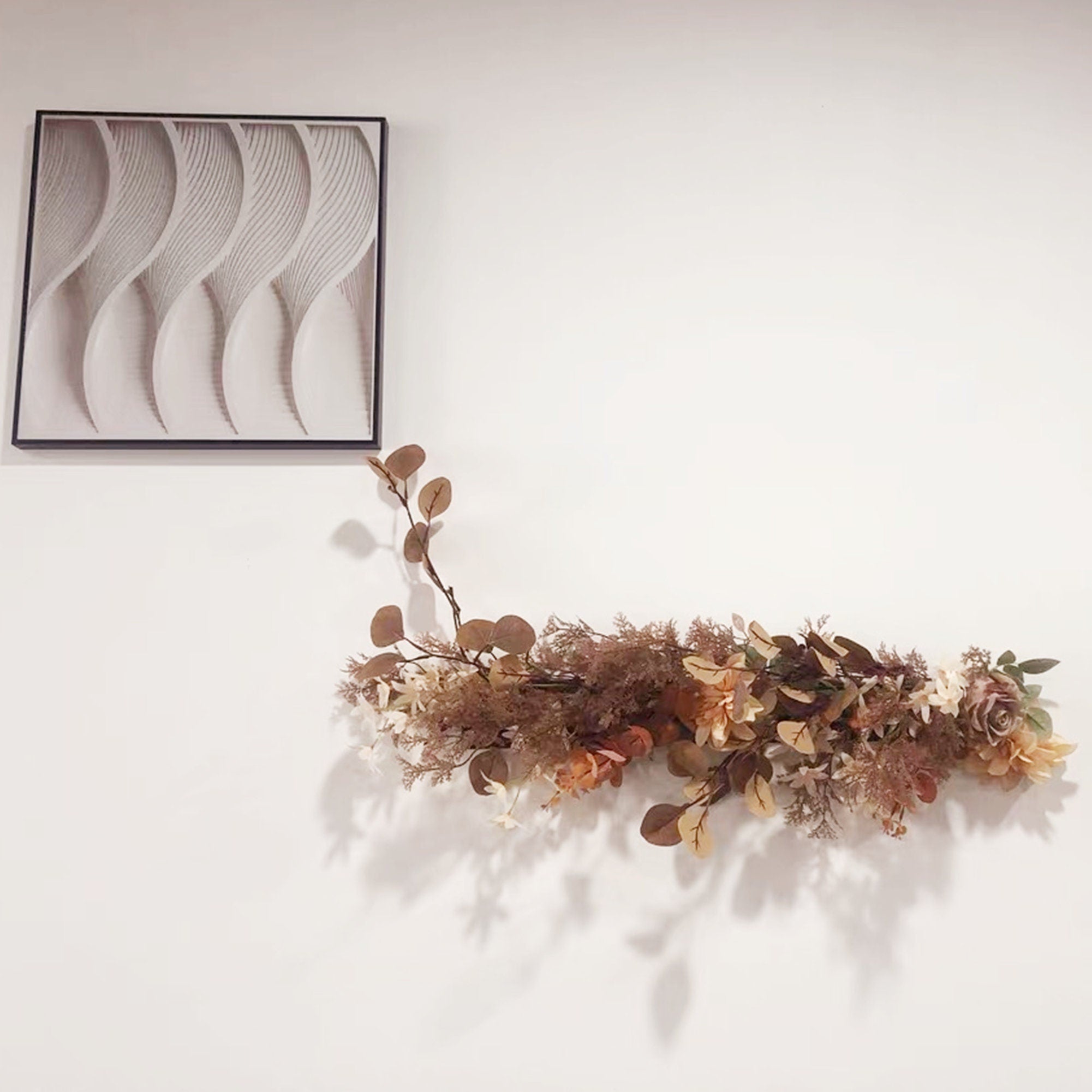 Fall Flower Garland: Autumn Wedding Arch Centerpiece