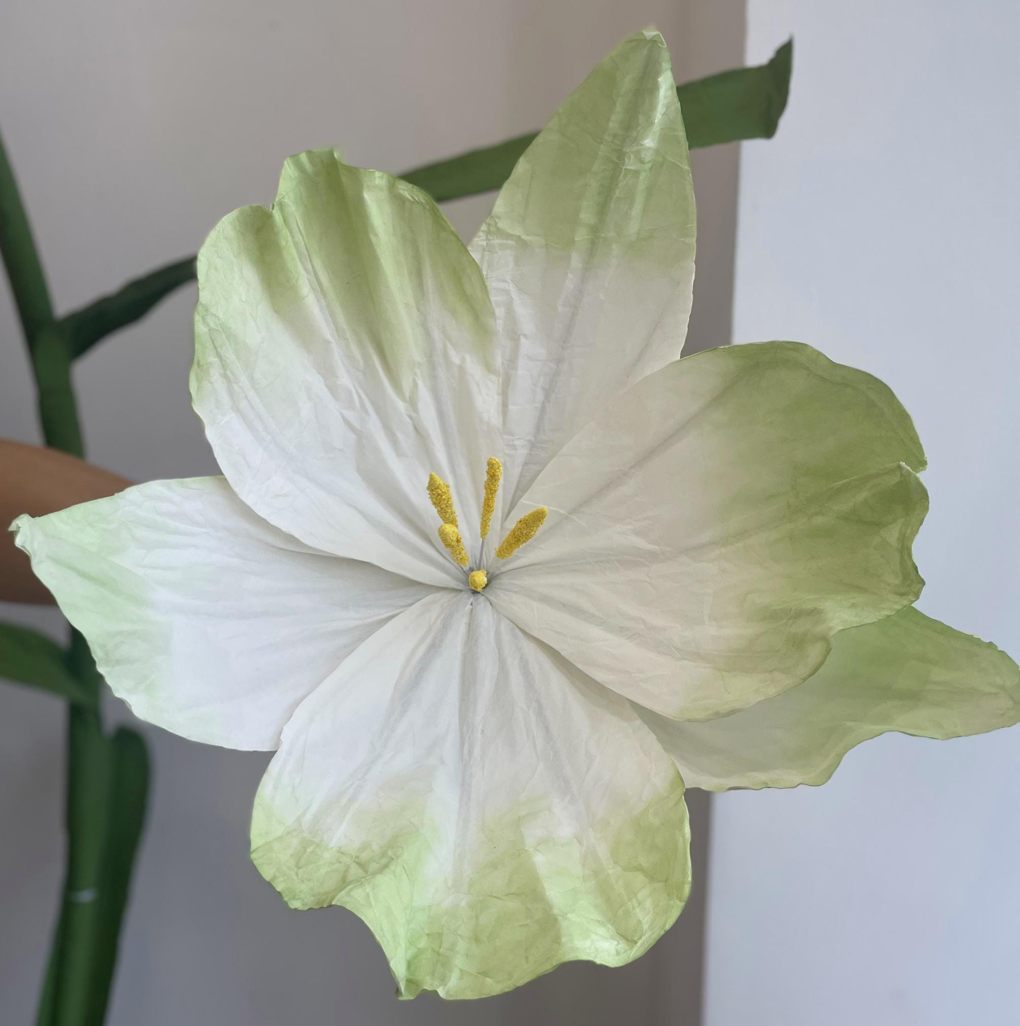 Giant Paper Flower Display for Event Decoration Handcrafted Standing Installation