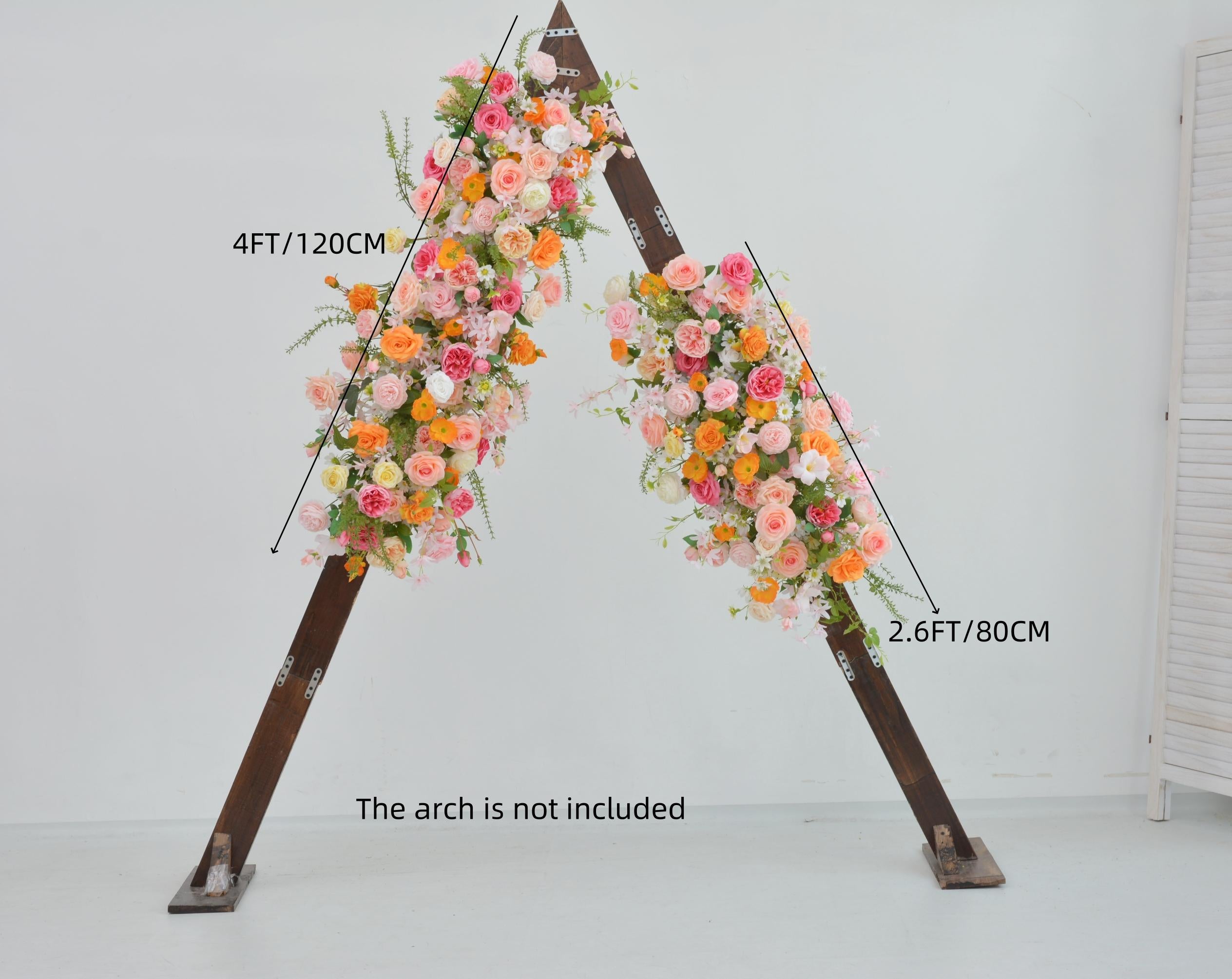 Hot Pink Wedding Arch Flowers: Customizable Ceremony Decor