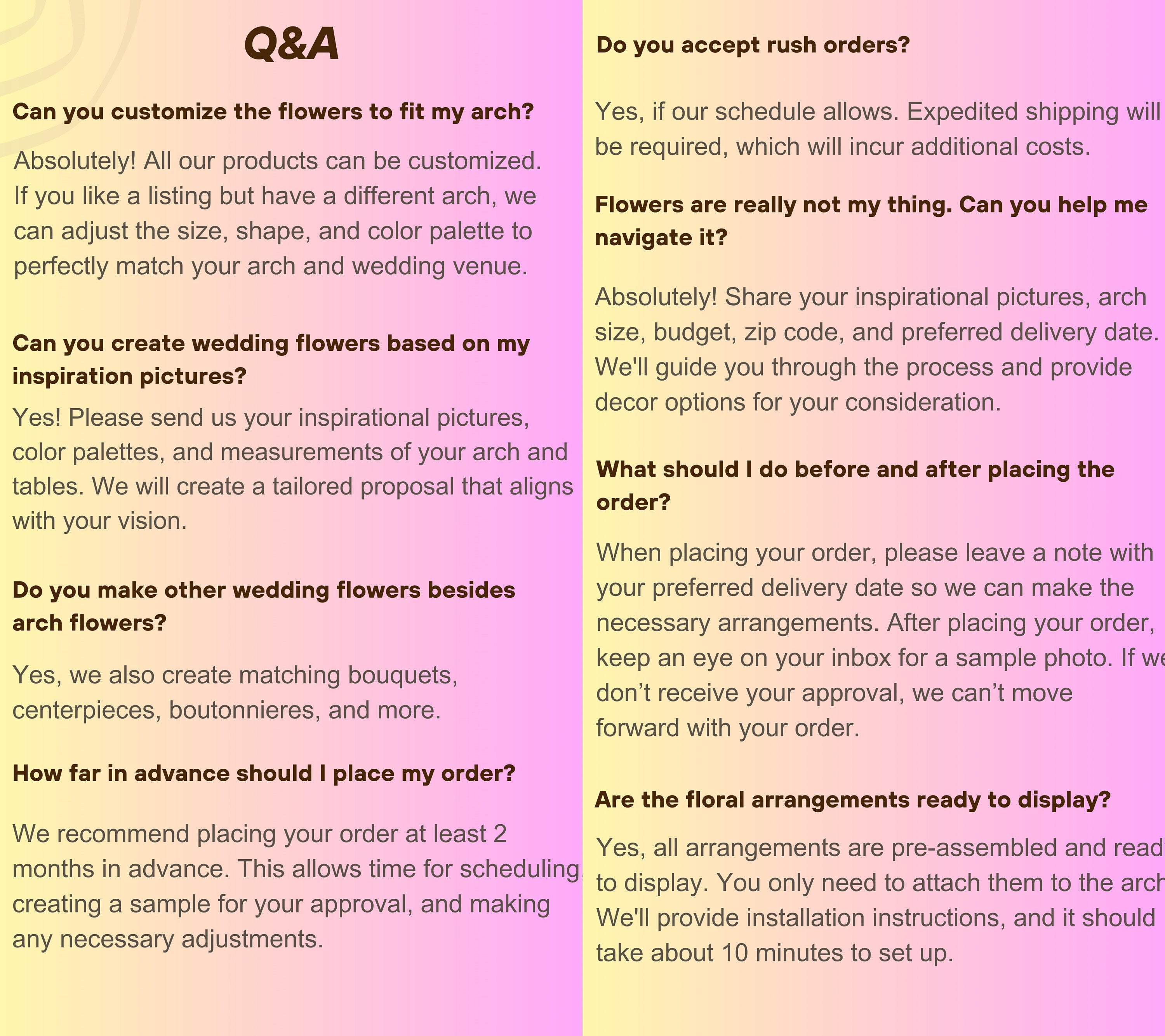 Greenery Wedding Arch Arrangements with White Flowers