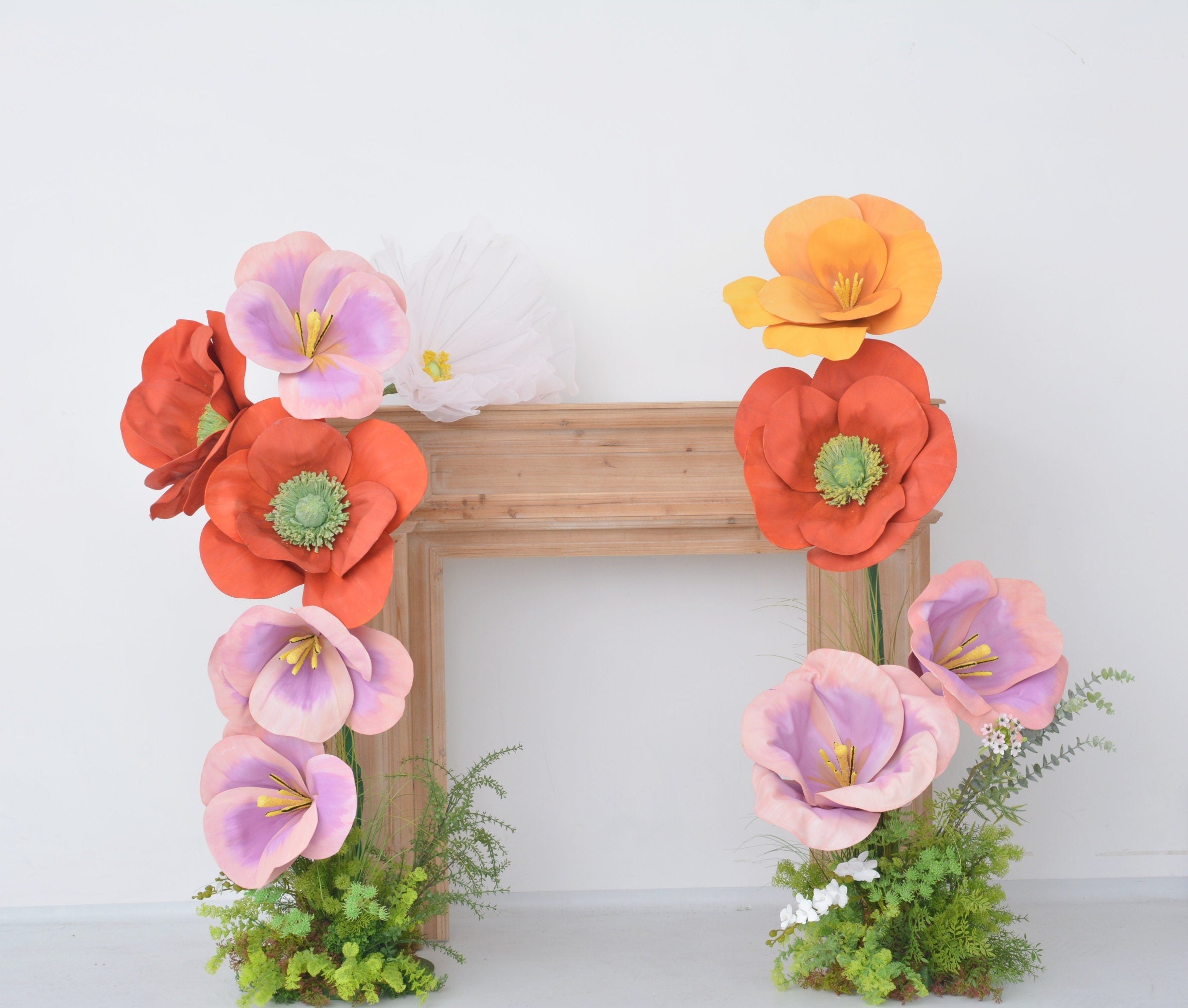 Customizable Giant EVA Flowers - Oversized Flowers for Window Display and Event Decor