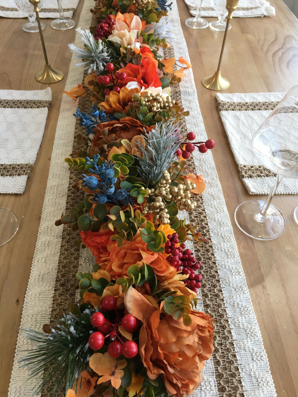 6FT Festival Garland Perfect for Table Runner Centerpiece Customizable